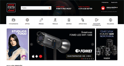 Desktop Screenshot of fototechnika.lt